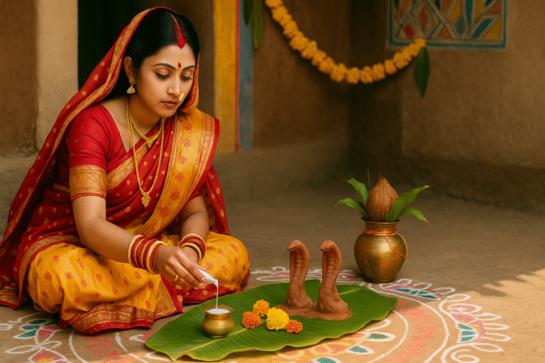 मधुश्रावणी(Madhushravani ) व्रत: एक पवित्र परंपरा नवविवाहिताओं के लिए